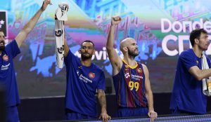 Un Barça coral consigue desactivar a tiempo la reacción de TD Systems Baskonia (77-68)