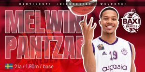 Melwin Pantzar refuerza a BAXI Manresa hasta final de temporada