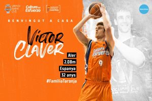 Víctor Claver vuelve a Valencia Basket