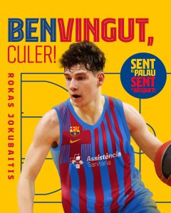 Rokas Jokubaitis ficha por el Barça hasta 2025