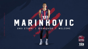 Vanja Marinkovic es el segundo refuerzo del Baskonia