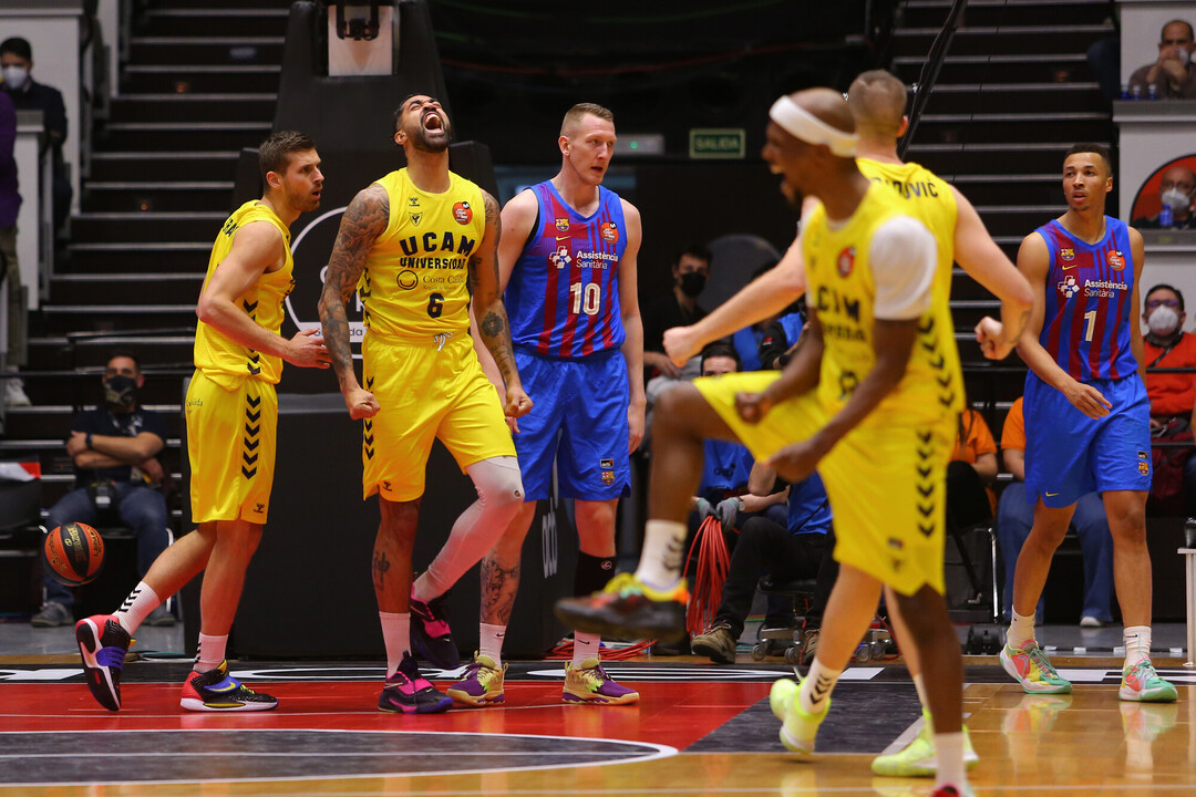 Un UCAM Murcia brillante no evita otra final Barça vs Real Madrid en la Copa del rey