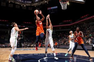 Week XI WNBA: Aces y Sun obtienen billetes para playoffs y Cambage abandona Sparks