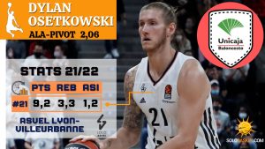 SCOUTING SB: conoce a Dylan Osetkowski, polivalencia interior para Unicaja