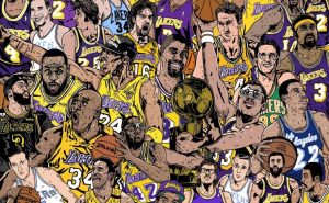 Magic Johnson, fue elegido como el mejor jugador de la historia de los Lakers