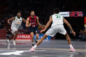 El Baskonia respira tras un igualado duelo ante Joventut