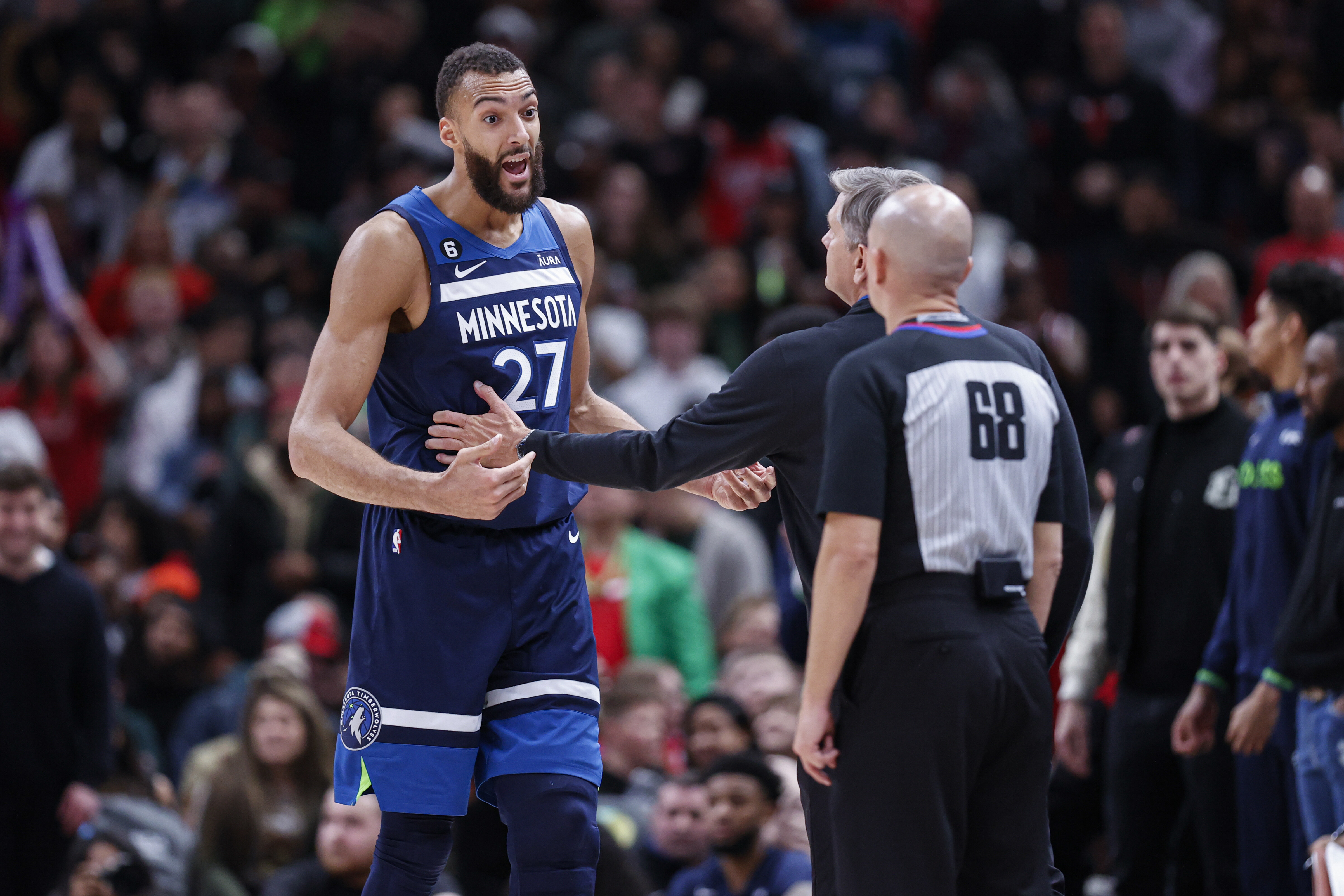 Rudy Gobert y su tremenda rajada sobre los árbitros NBA: “es una m****a”