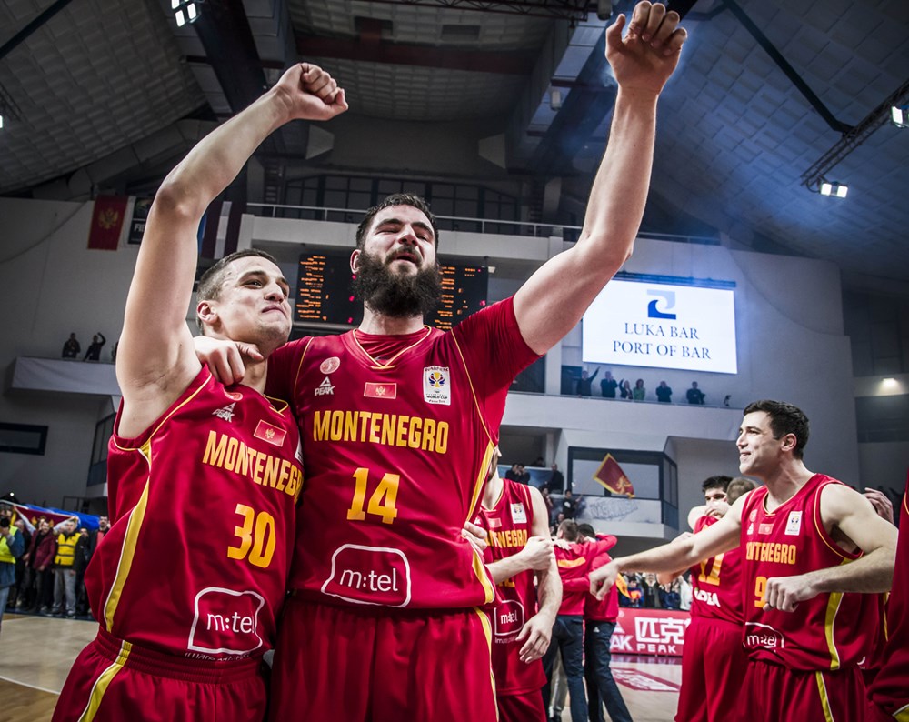 La selección de Montenegro para el Mundial de baloncesto 2023