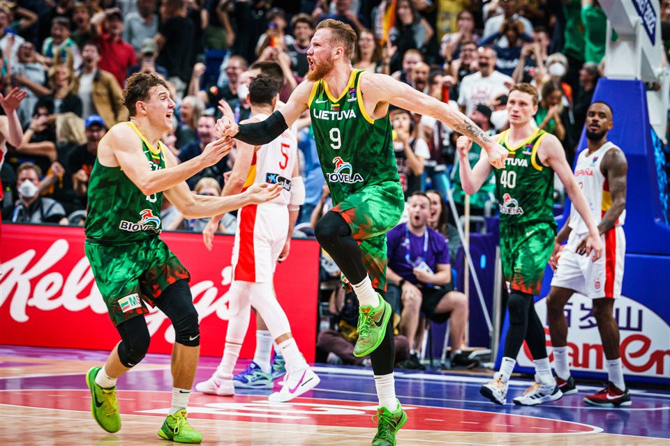 El equipo de Lituania para el Mundial de baloncesto