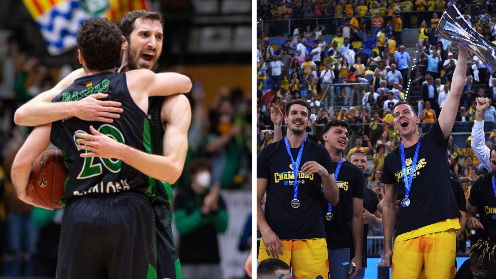 ¿Cuáles son los principales rivales de Gran Canaria y Joventut en la Eurocup 23-24?
