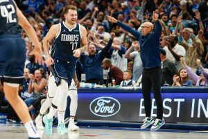 Doncic se inventa un triple imposible: “Trabajo en ello”