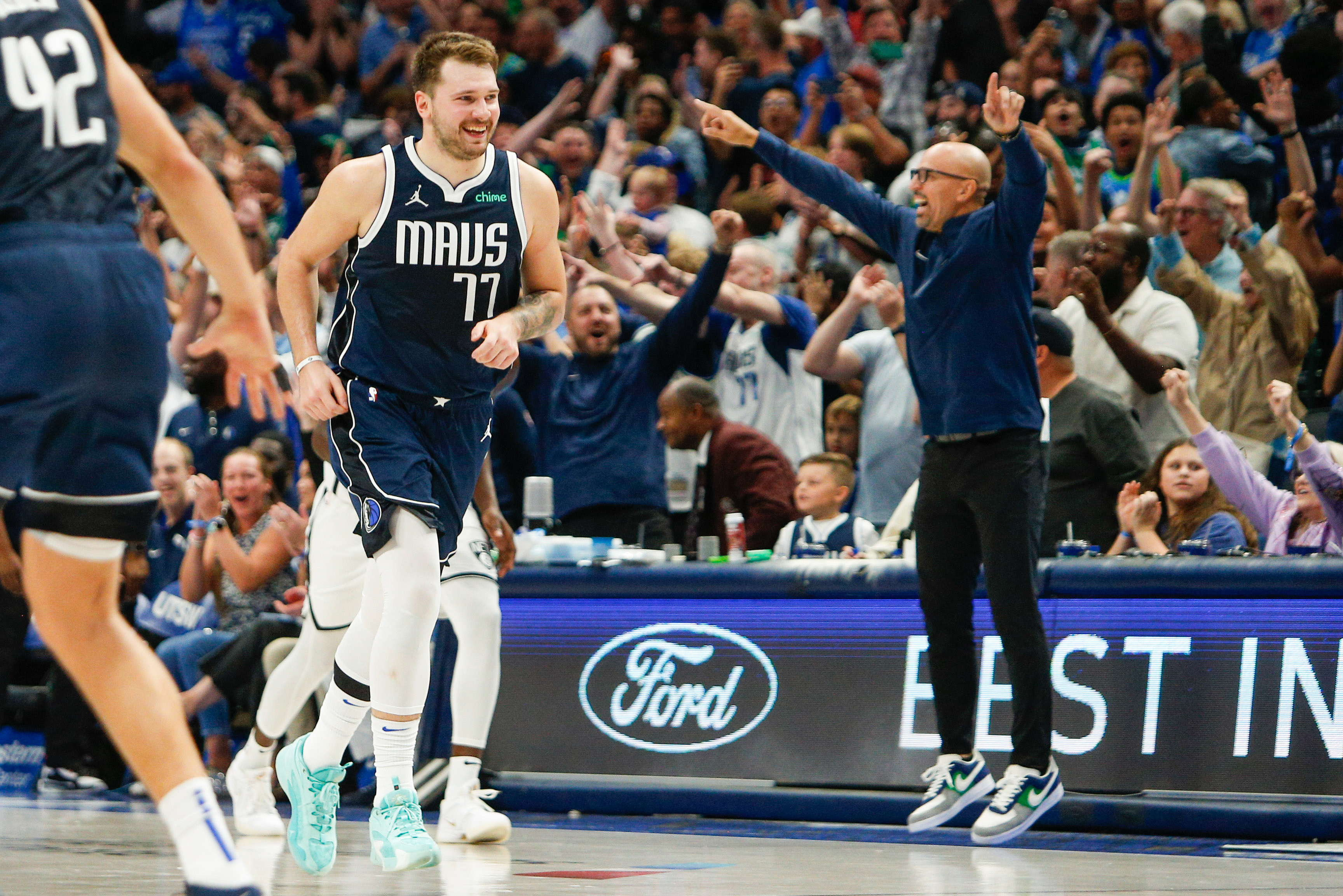 Doncic se inventa un triple imposible: “Trabajo en ello”