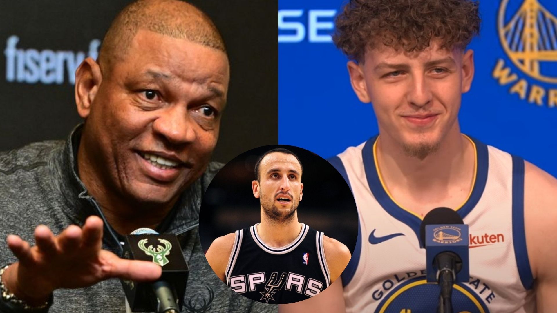 Ginóbili fue elogiado por Doc Rivers y Brandin Podziemski