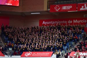 Lo que se vio en la grada del UCAM Murcia y que ha dividido a las redes