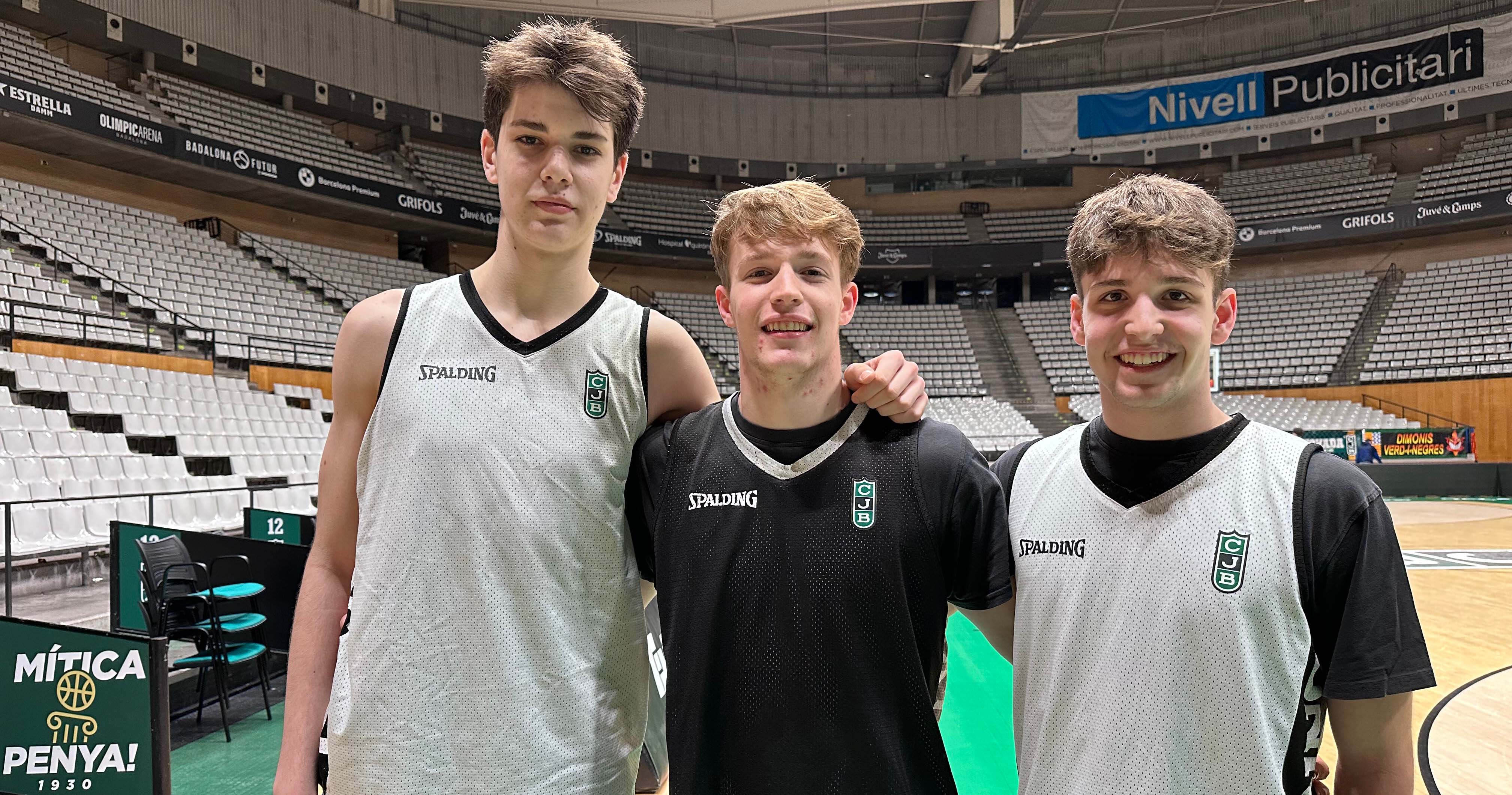 Joventut Badalona: Tres nuevos canteranos entrenan con el primer equipo
