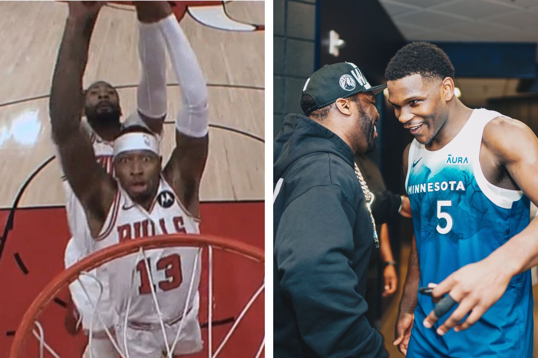 NBA: Las dos ‘jugadas’ de la noche y el récord del ‘doble 50’ de Anthony Edwards