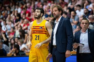 Los elogios de Roger Grimau a sus jugadores antes de la batalla en Euroliga