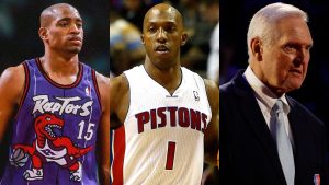 Hall Of Fame: ingresos de Vince Carter, Chauncey Billups y Jerry West por tercera vez