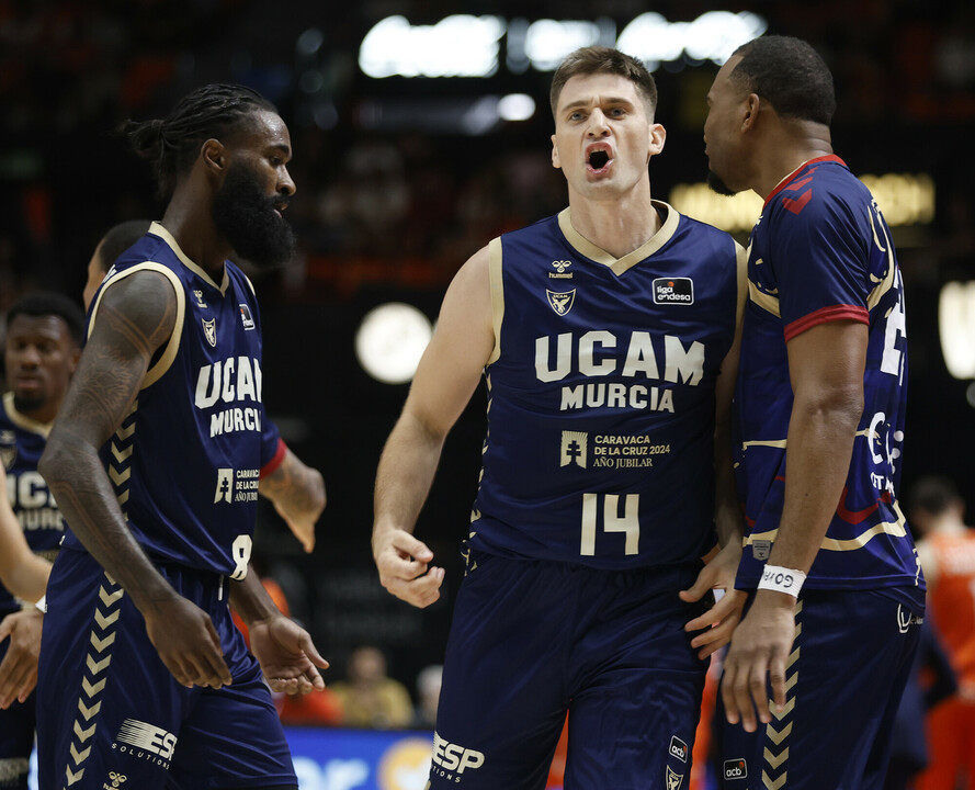 Dustin Sleva y un UCAM Murcia sorpresa en playoff ACB: “Nos van a cubrir las espaldas”