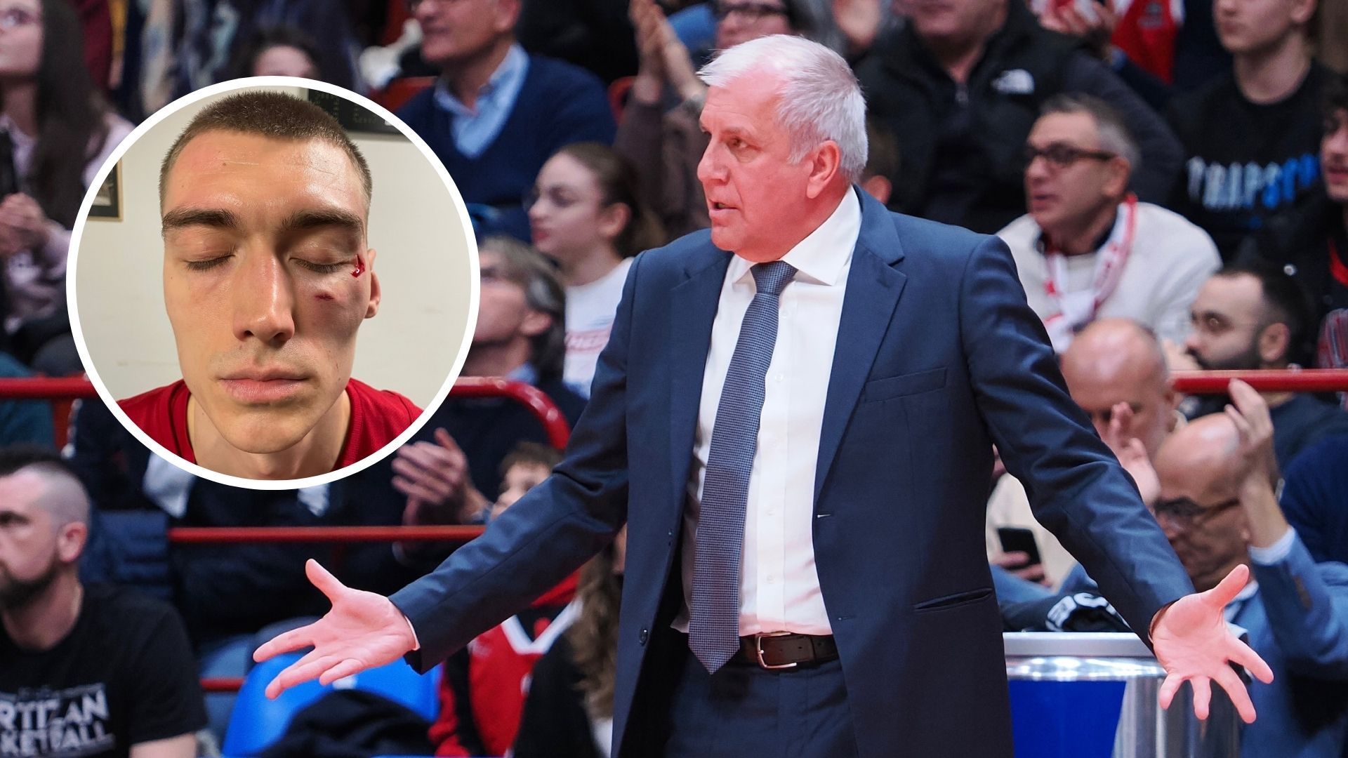 Agrede a su rival en los pasillos y Obradovic le cancela