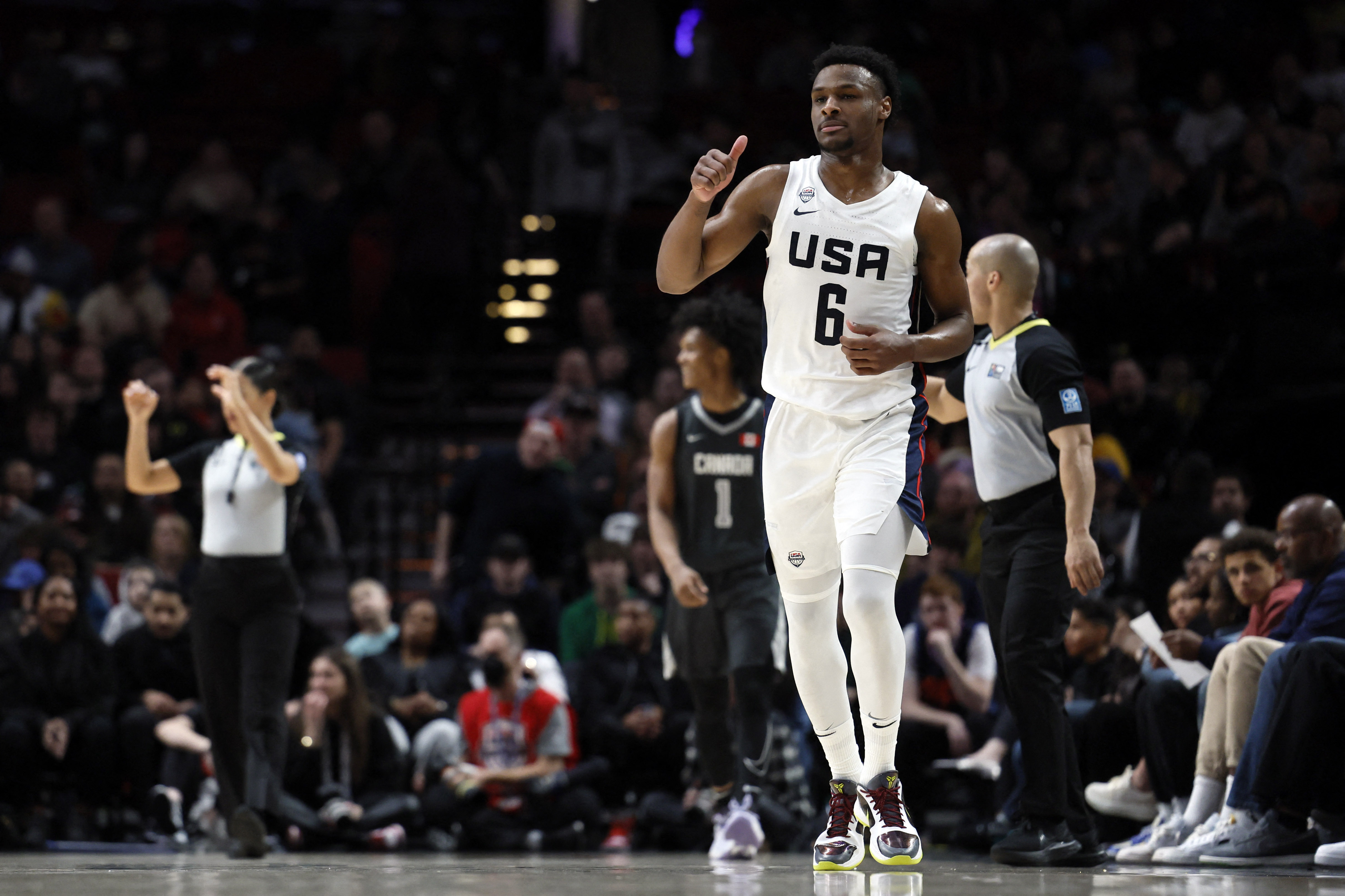 Draft NBA: “Bronny James llenará pabellones de la G League”