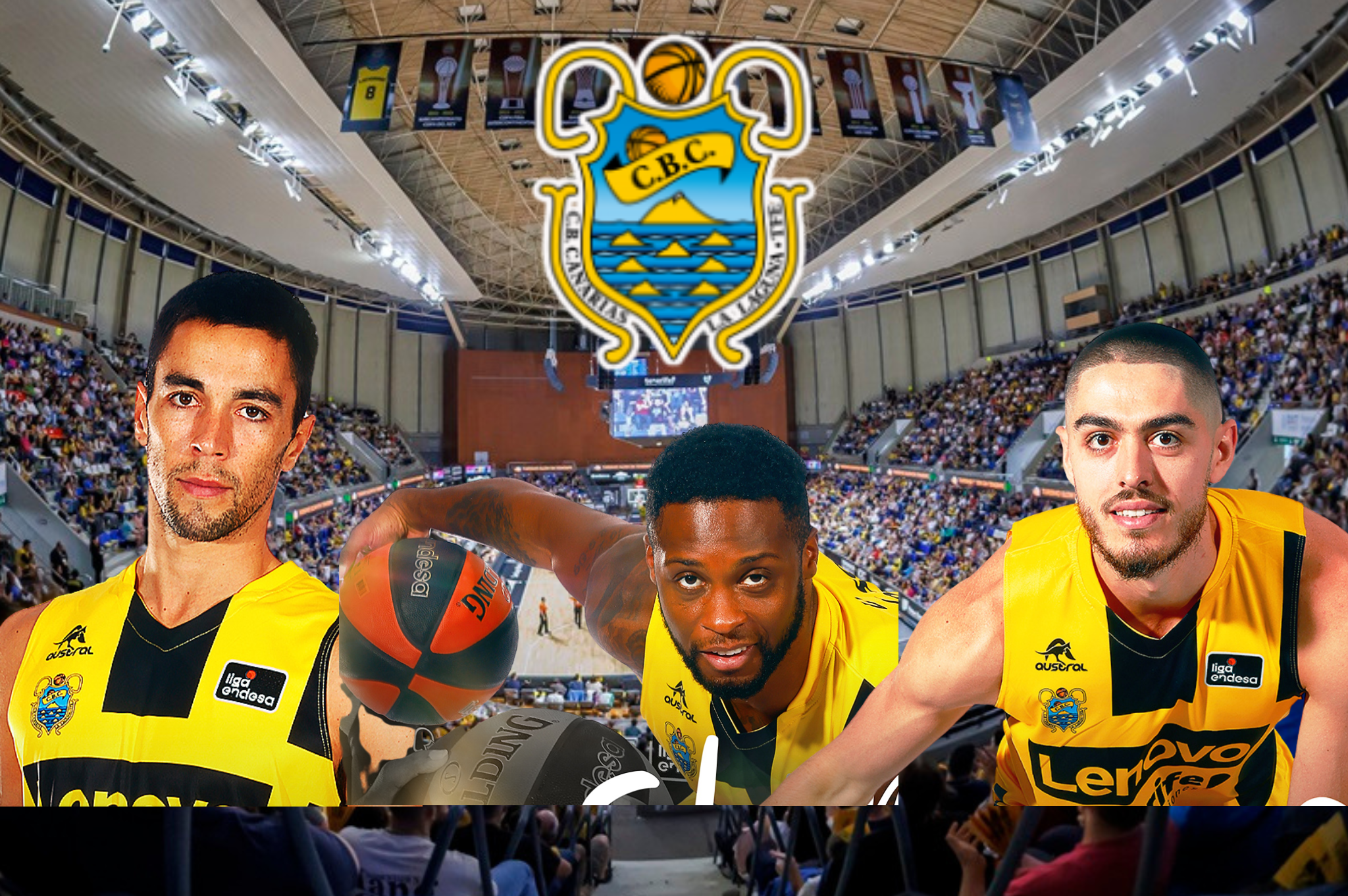 El Lenovo Tenerife anuncia tres salidas de una tacada