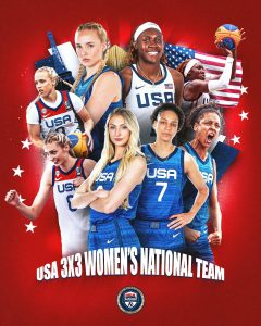 Cuenta atrás Juegos Olímpicos París y baloncesto (50): USA anuncia roster 3×3 (F)