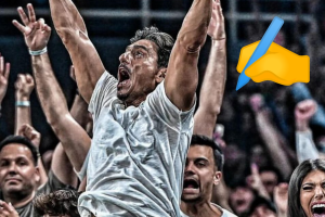 El presidente del Panathinaikos anuncia una renovación clave con copa en mano