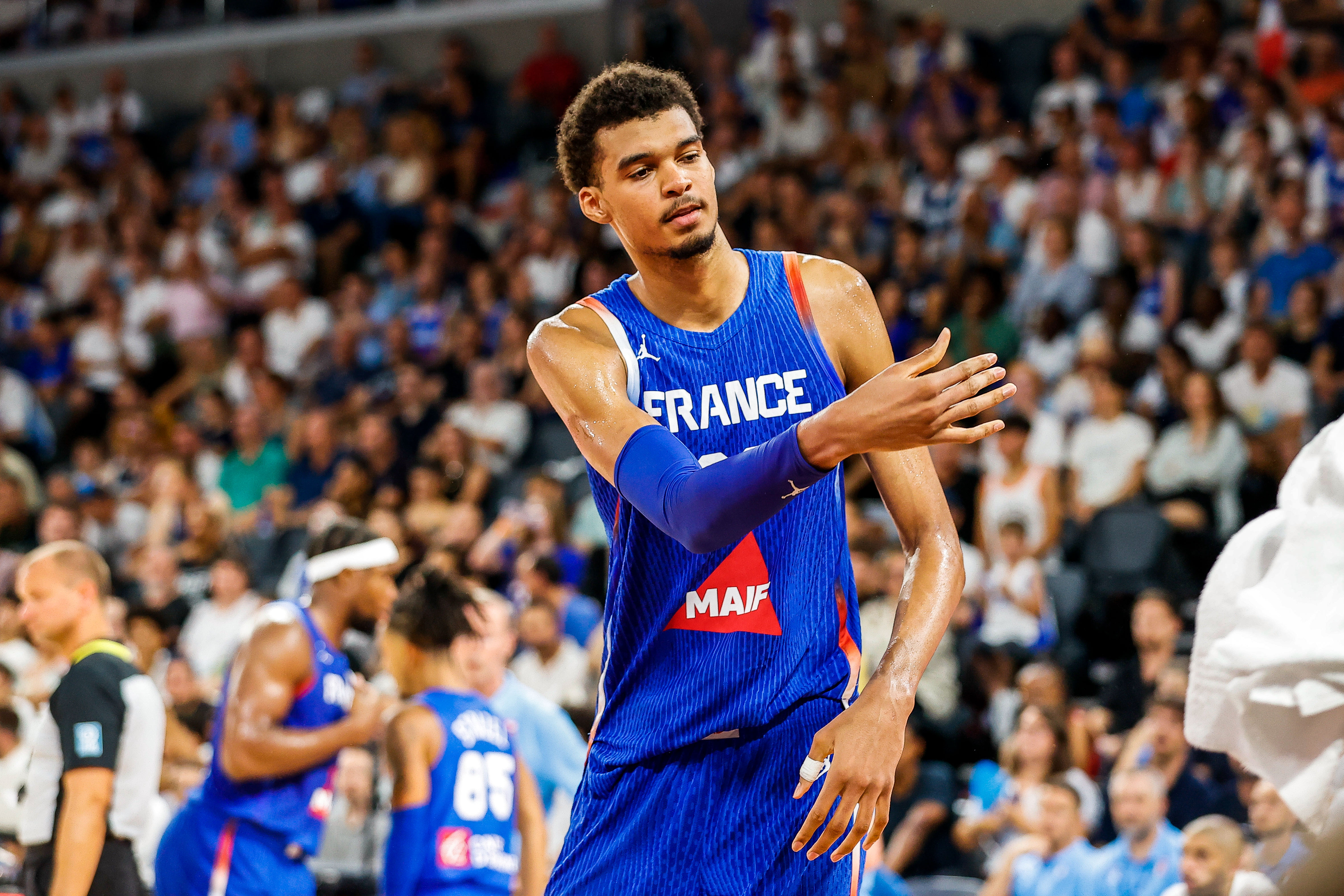 La Francia de Wembanyama deja dudas para los Juegos Olímpicos de baloncesto