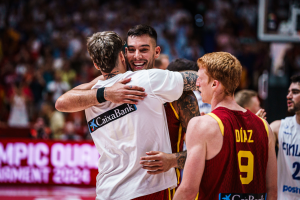 Se lo debía a Juancho Hernangómez: “Fue duro no jugar con tu mejor amigo”