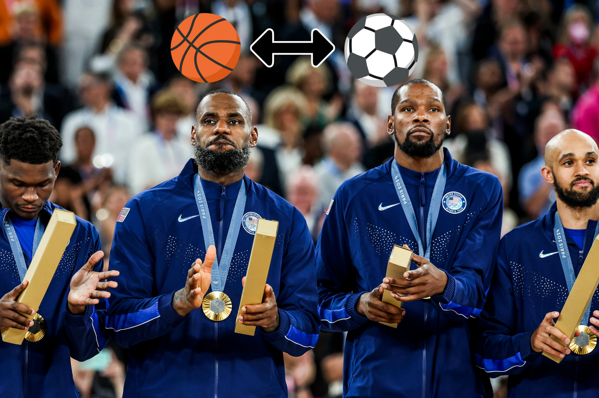 Esta estrella del Team USA sigue los pasos de LeBron y se pasa al fútbol