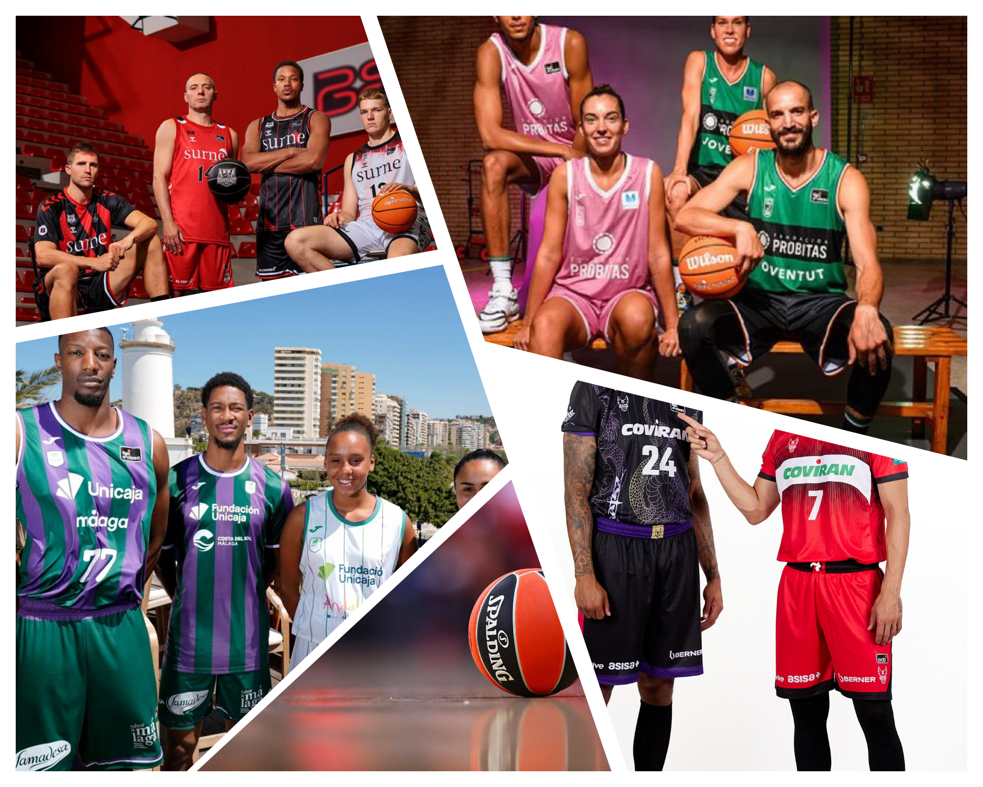 Las nuevas equipaciones de baloncesto en Liga Endesa ACB para 2024 – 2025