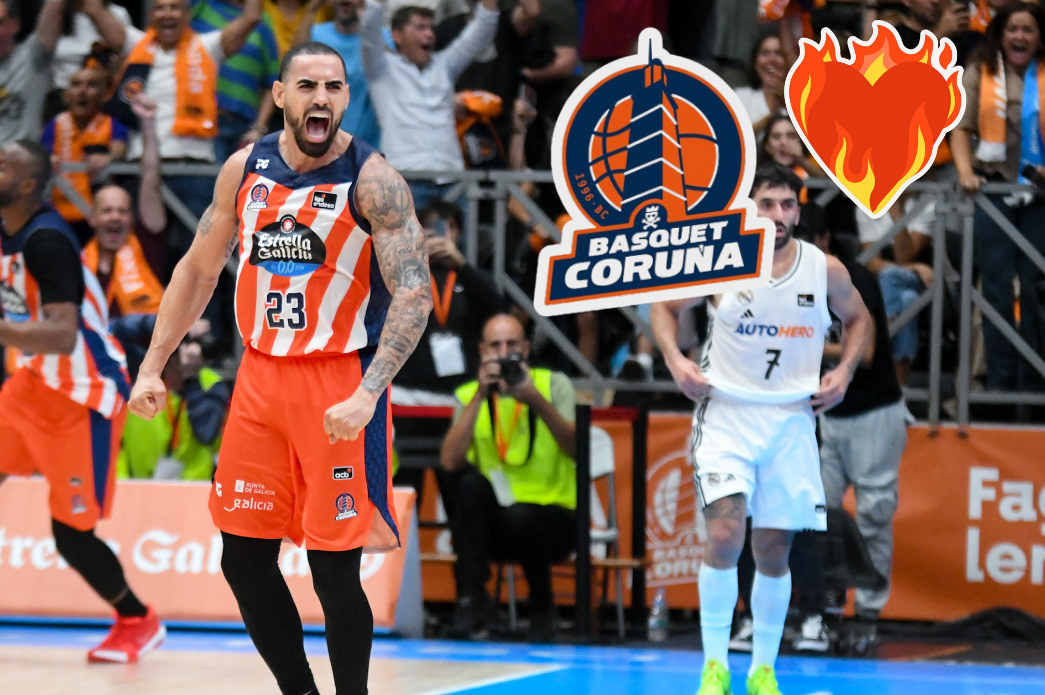 Las redes enloquecen con esta jugada del Leyma Coruña contra el Real Madrid