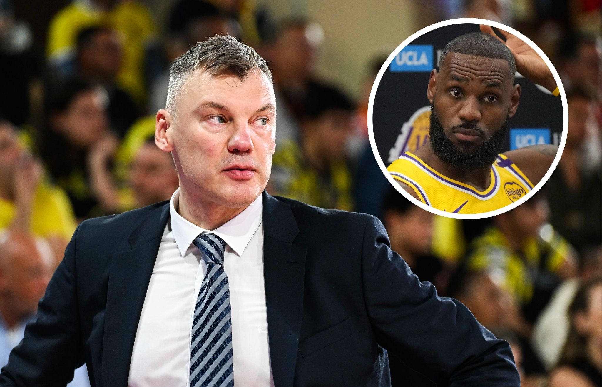 El enfado de Jasikevicius donde ha nombrado a LeBron James: “chismes…”