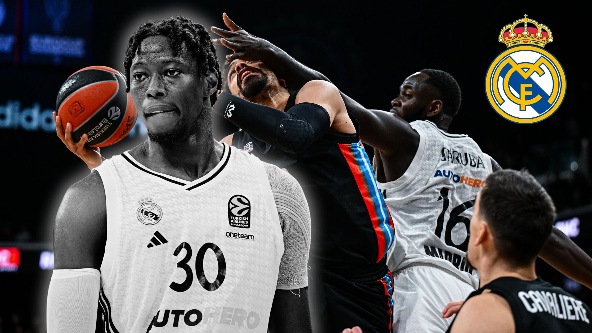 Usman Garuba le complica la vida a Eli Ndiaye en el Real Madrid