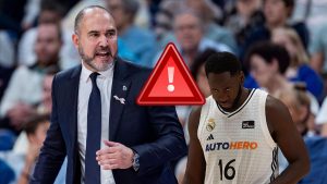 Toque de atención de Chus Mateo a Usman Garuba