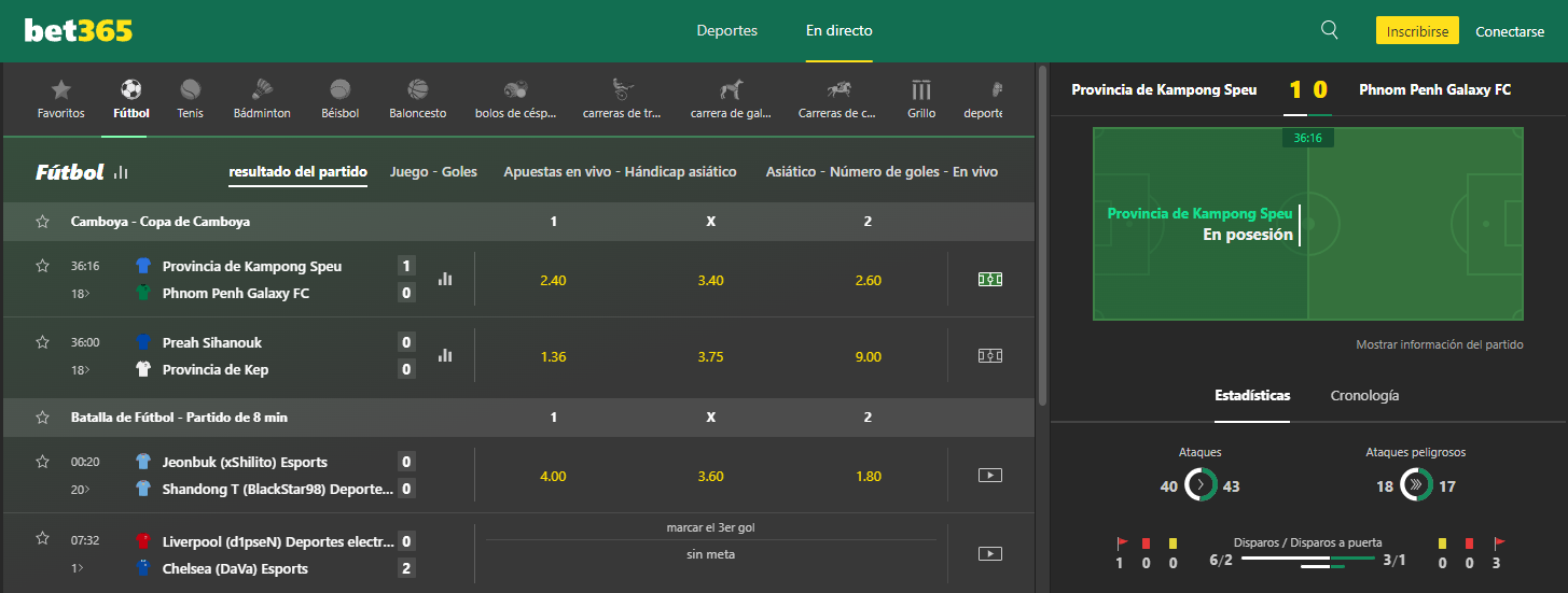 bet365 apuestas en vivo