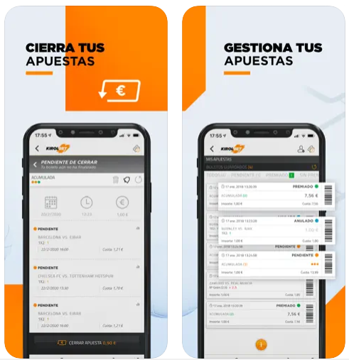 Apuestas en vivo en la plataforma Kirolbet