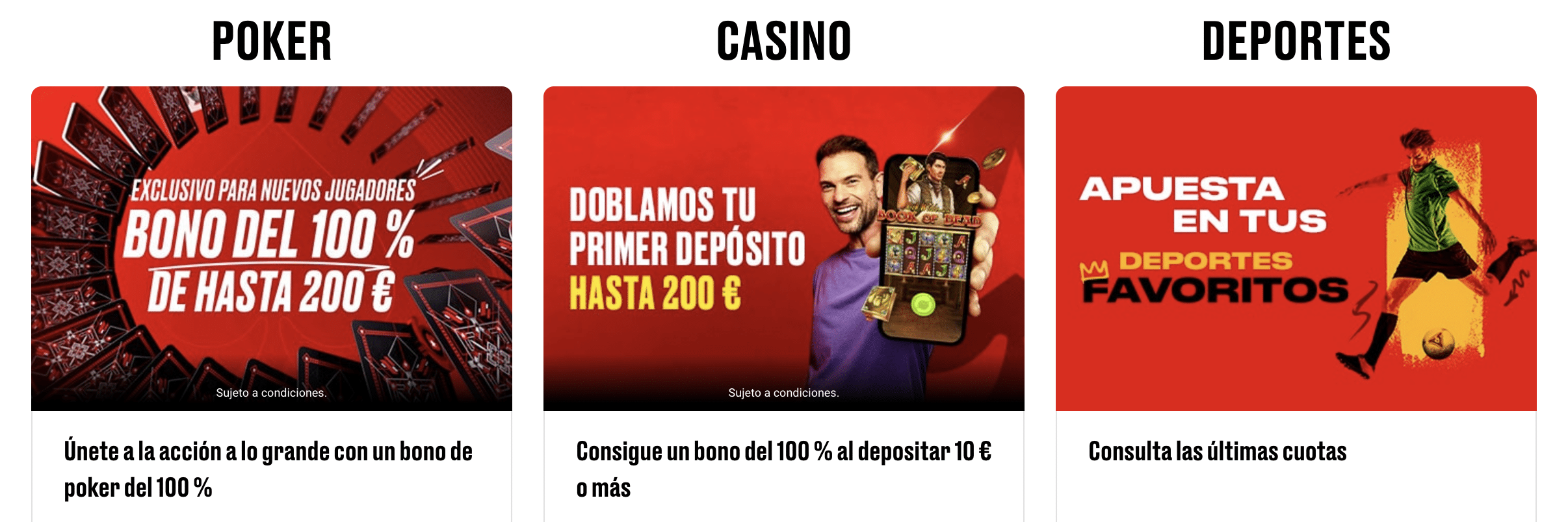 bonos pokerstars