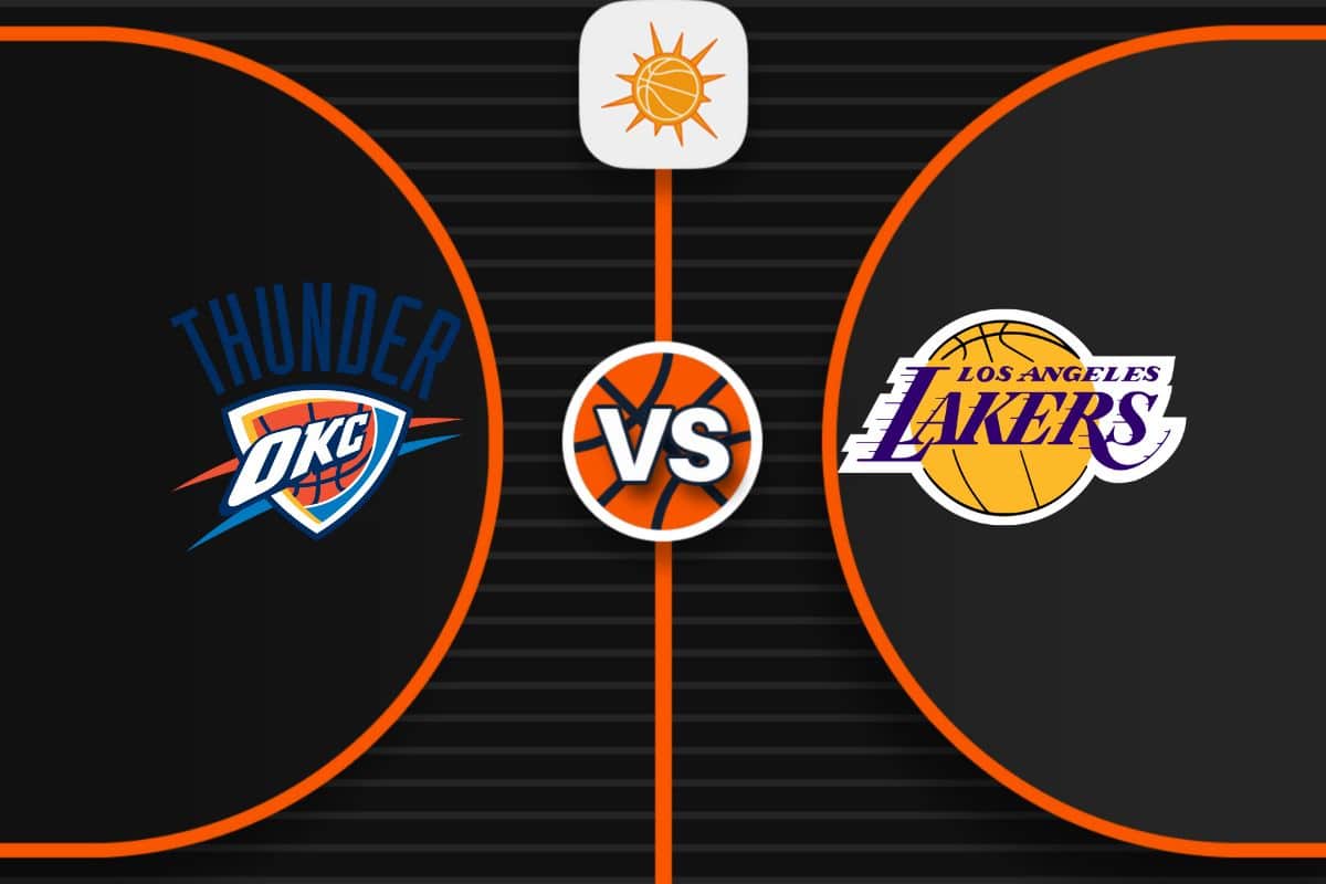 Pronóstico Oklahoma City Thunder vs Los Angeles Lakers