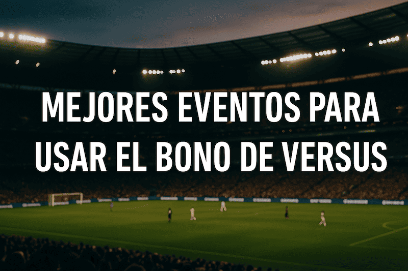 eventos codigo promocional versus
