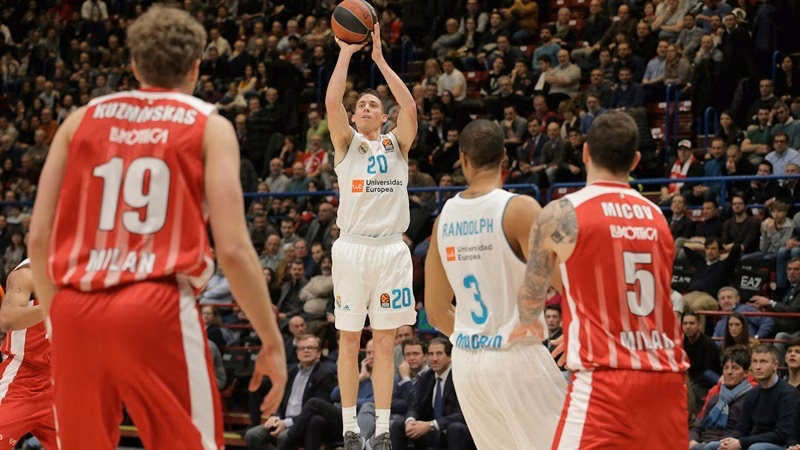 Facundo Campazzo sigue de dulce y el Real Madrid no dio opción al AX Milan (77-88)