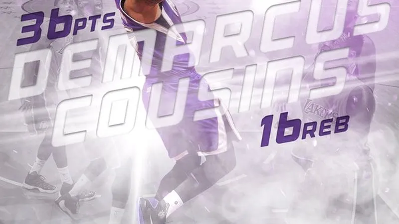 Cousins asola el Staples y Kings, en zona playoffs; Drummond, ¡23 tiros libres fallados!