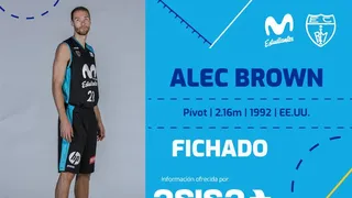 Alec Brown, primer refuerzo para Movistar Estudiantes