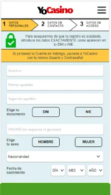 Yocasino app