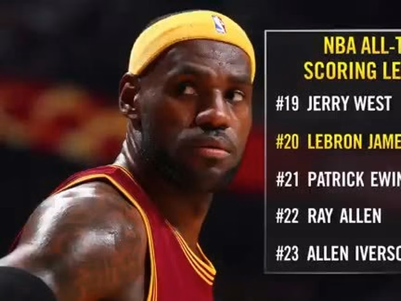 LeBron supera a Ewing en anotación y los Warriors se hacen con 11 victorias seguidas