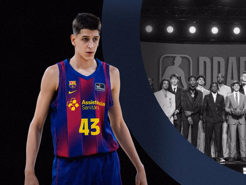 ¿Dónde se sitúa Nikola Kusturica del Barça Basket para el Draft NBA de 2028?