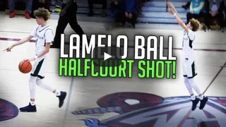 LaMelo Ball, hermano de la estrella de UCLA, Lonzo, anota así desde medio campo (VIDEO)