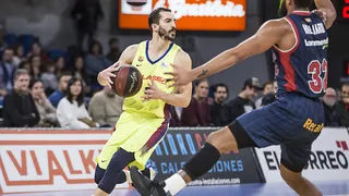 El Barça Lassa demuestra su liderazgo y consigue vencer a un mermado Kirolbet Baskonia (73-82)
