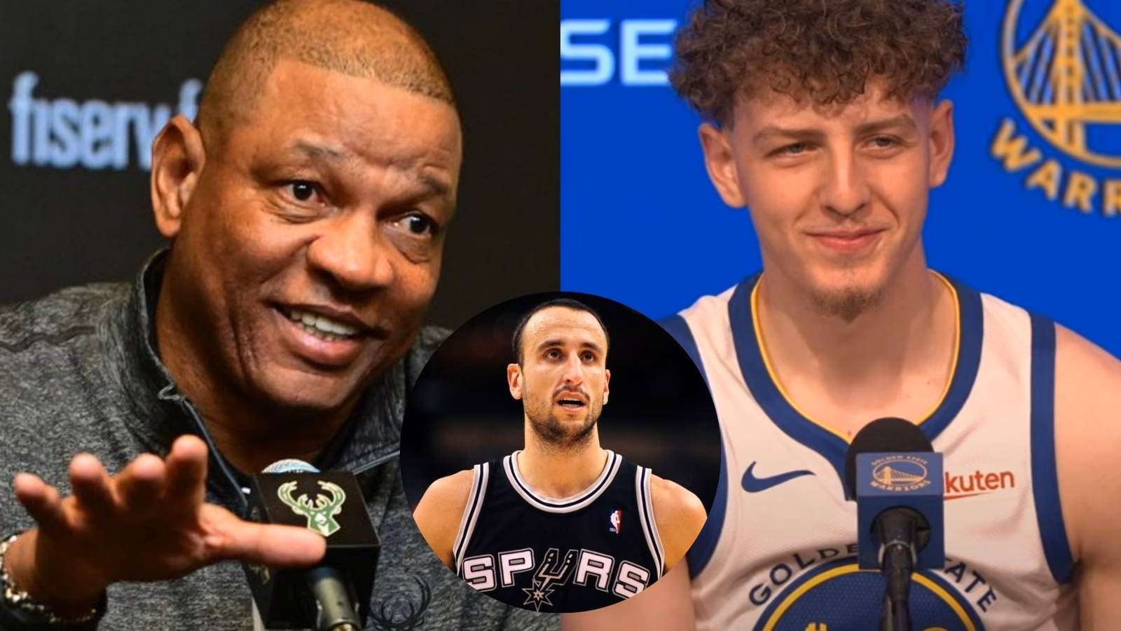 Ginóbili fue elogiado por Doc Rivers y Brandin Podziemski